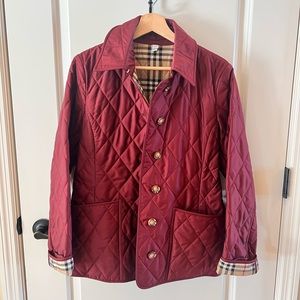 Womens Burberry Quilted Jacket